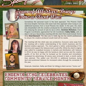 Print Design: Corporate Internal Newsletter